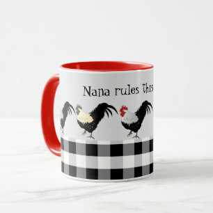 Regeln der Roost-Rooster-Tasse Tasse