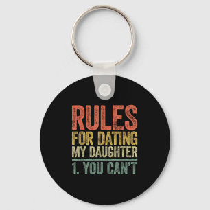 Regeln für das Dating meiner Tochter Shirt Sie kön Schlüsselanhänger