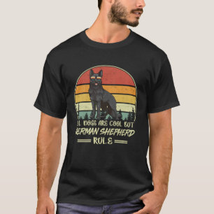Regeln für den Besitzer des schwarzen deutschen Sc T-Shirt
