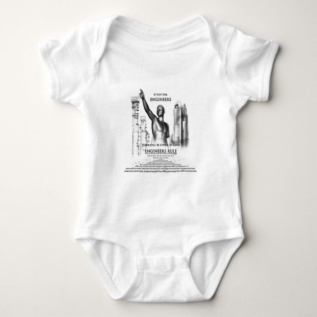 Regeln für Ingenieure Baby Strampler (Vorderseite)