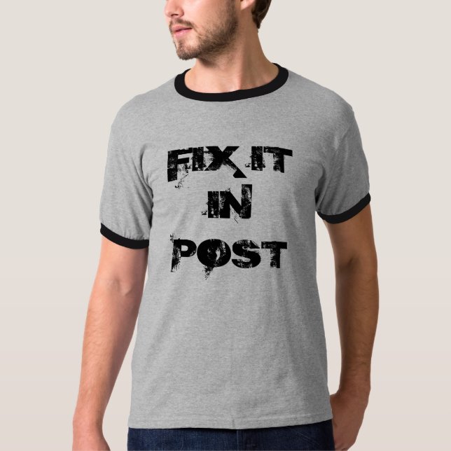 REGELN SIE ES IM POSTEN T-Shirt (Vorderseite)