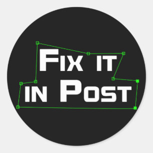 "Regeln Sie es im Posten" VFX Aufkleber