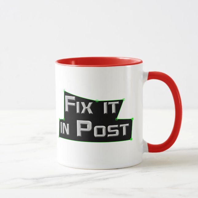 "Regeln Sie es im Posten" VFX Tasse (Rechts)