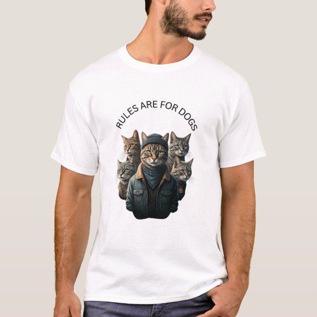 Regeln sind für Hunde T-Shirt (Vorderseite)