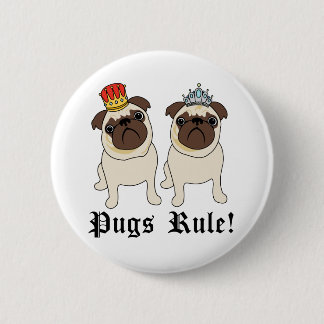 Regelschaltflächen für King und Queen Möpsen Button