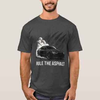 Regelung des Asphaltsfahrens T-Shirt