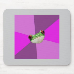 Regelwidriges Bachelorette Frosch-Ratetier Meme Mousepad