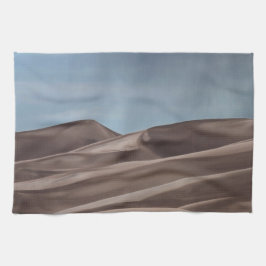 Regen auf den großen Sanddünen Handtuch