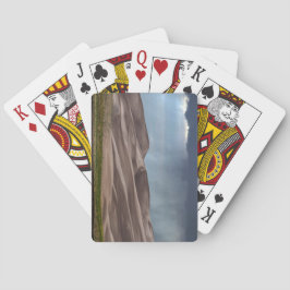 Regen auf den großen Sanddünen Spielkarten