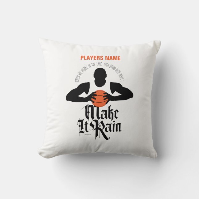 Regen (Basketball) Kissen (Vorderseite)