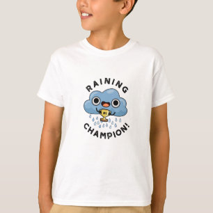 Regen Champ Funny Weather Rain Cloud Puff T-Shirt