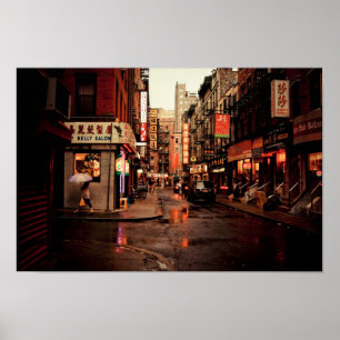 Regen - Chinatown - New York City Poster