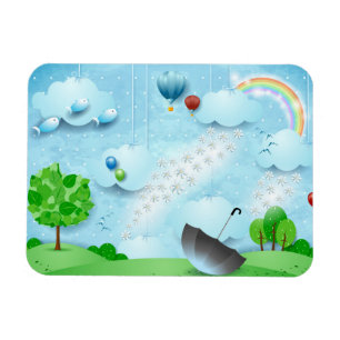 Regen der Blume Magnet