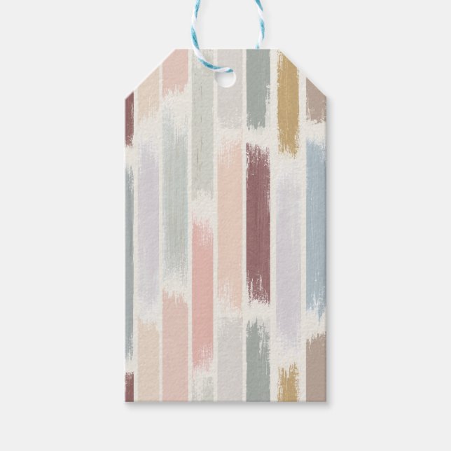 Regen der Farben Geschenkanhänger (Vorderseite)