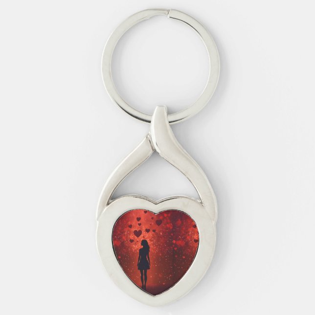 Regen der Liebe Schlüsselanhänger (Vorderseite)