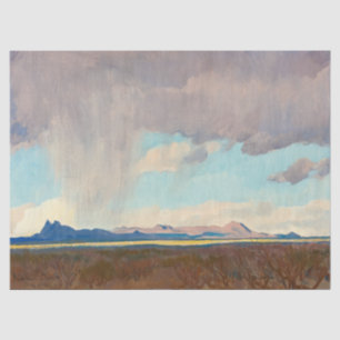 Regen für den Golf von Maynard Dixon Seidenpapier