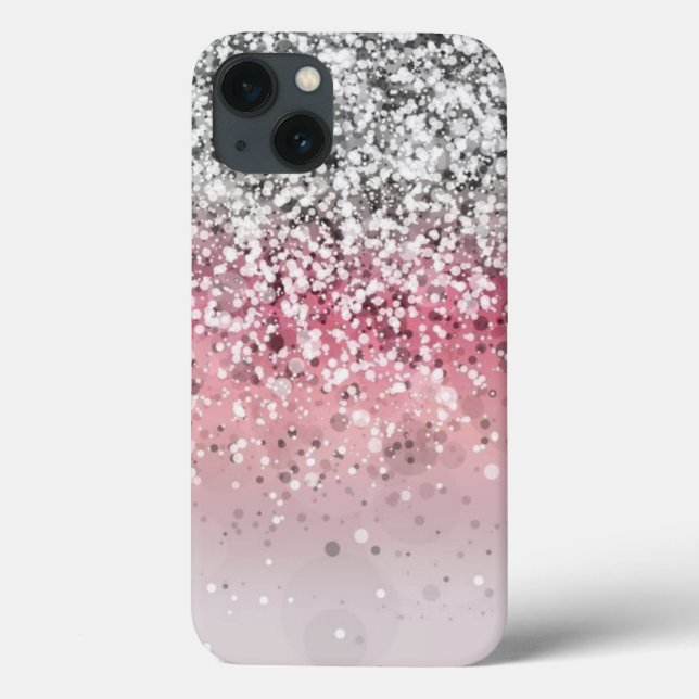 Regen-Glitzer Case-Mate iPhone Hülle (Rückseite)