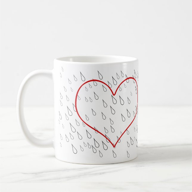 Regen Kaffeetasse (Links)