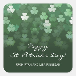 Regen Kleeblatts St Patricks Day Sticker