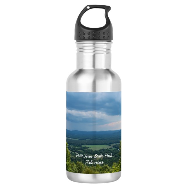 Regen kommt zu Petit Jean Stainless Steel Water Bo Edelstahlflasche (Vorderseite)