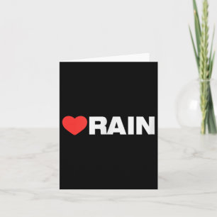 Regen Liebe - wie Herz Ihr Lieblingsregen Karte