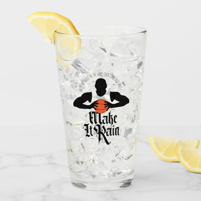 Regen machen (Basketball) Glas (Vorderseite Ice)