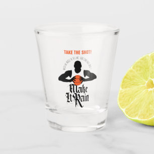 Regen machen (Basketball) Shot Glass Schnapsglas
