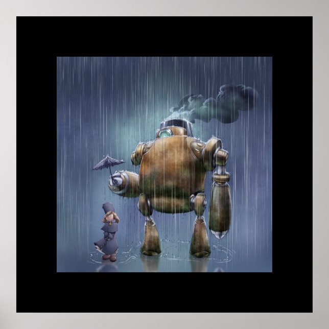 Regen Poster (Vorne)