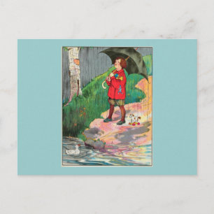 Regen, Regen, geh weg, komm wieder einen anderen T Postkarte