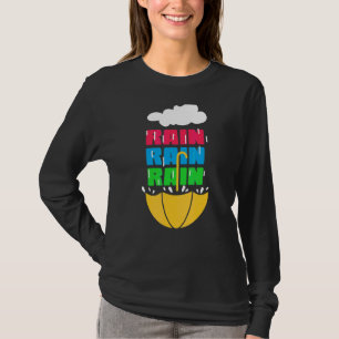 Regen Regen Regen Pluviophile Schirm T-Shirt