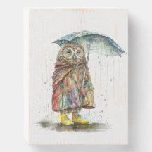 Regen Regen weg Holzkastenschild
