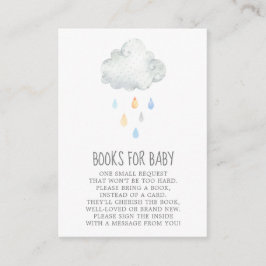 Regen Sie Cloud Books für Baby Boy Einschließkarte Begleitkarte