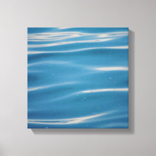 Regen-Tropfen auf Michigansee Leinwanddruck