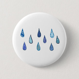 Regen-Tropfen Button