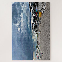 Regen über Hythe Fisherman's Beach Puzzle