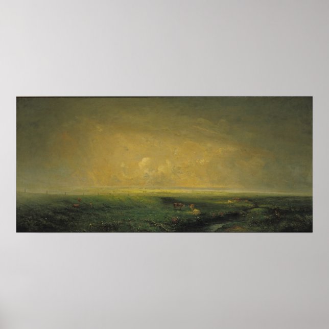 Regen und Sonne, c.1873 Poster (Vorne)