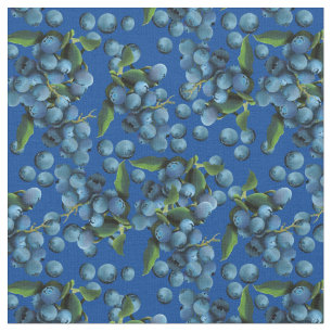 Regen von Blaubeeren Stoff