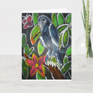 Regen-WaldToucan Kunst Karte
