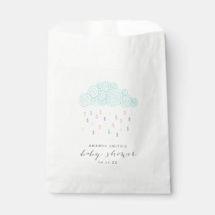 Regen-Wolken-Babyparty Geschenktütchen