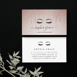 Regenanästhesist oder Makeup Artist Visitenkarte