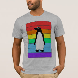 Regenbogen3d penguin-T-Shirt T-Shirt