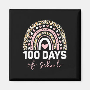 Regenbogen 100 Tage Schule Lehrer Kinder 100 Tage Magnet