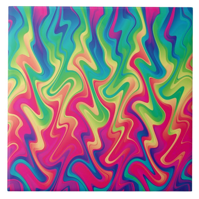 Regenbogen 21 fliese (Vorderseite)