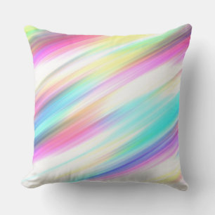 Regenbogen-Abstrakt-Kissen Kissen