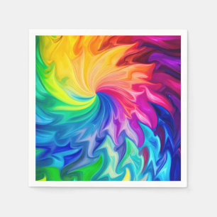 Regenbogen abstrakt serviette