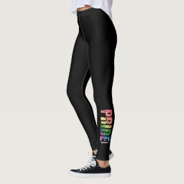 "Regenbogen-" abstrakte Gay Pride-Leggings Leggings