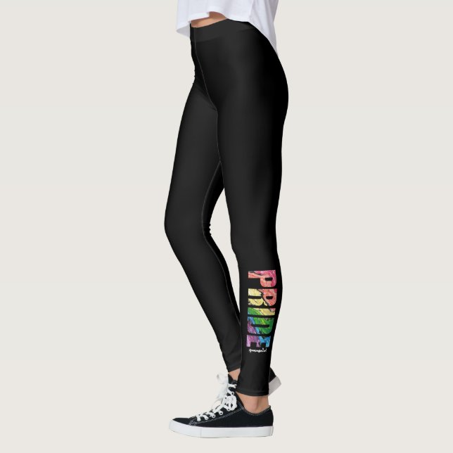 "Regenbogen-" abstrakte Gay Pride-Leggings Leggings (Links)