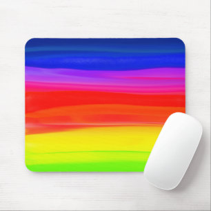 Regenbogen-abstraktes Poster Mousepad