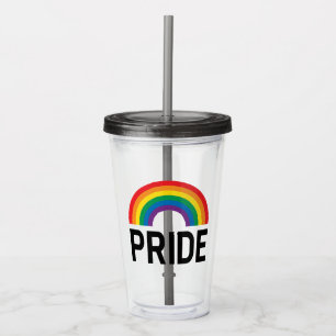 Regenbogen Acryltrinkbecher