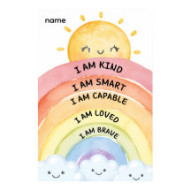 Regenbogen-Affirmationen